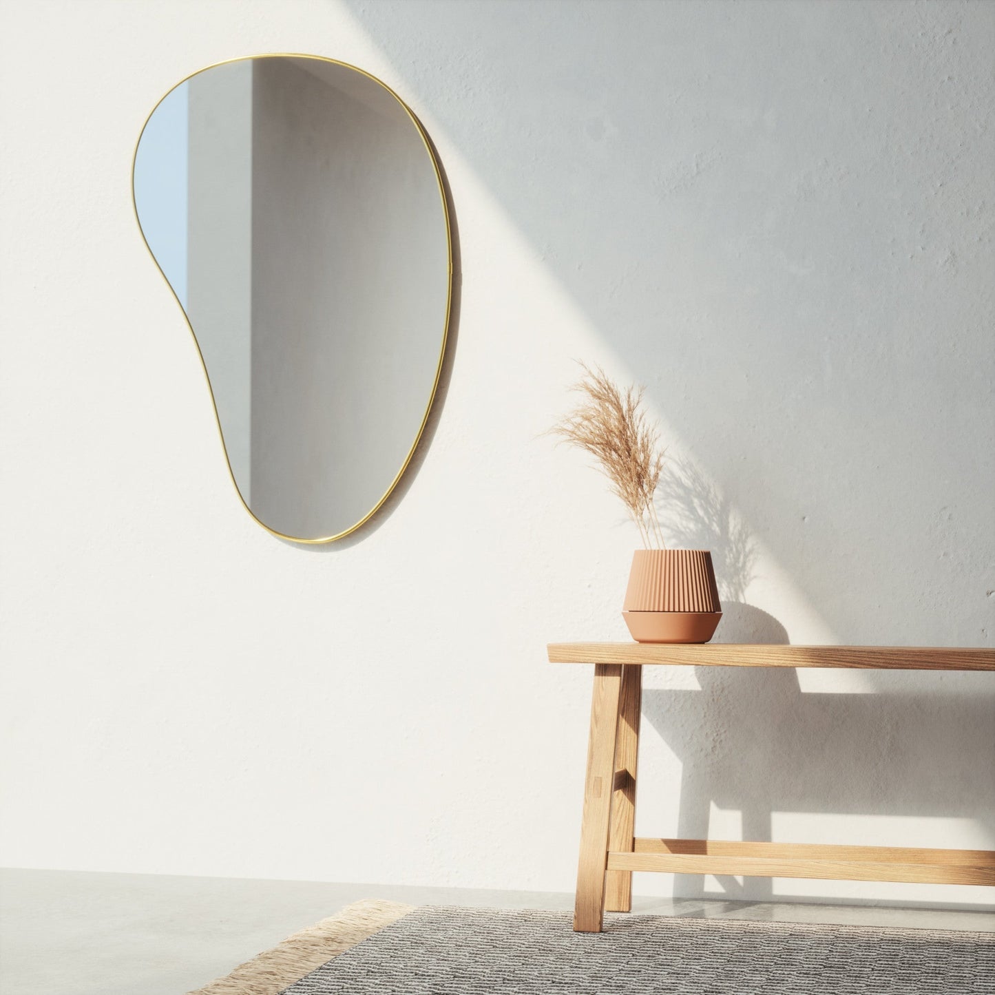 Hubba Pebble Wall Mirror